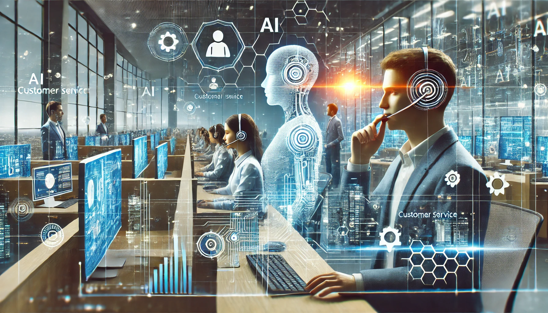 AI-Enhanced Customer Service: Revolutionizing Call Centers with Advanced Technology