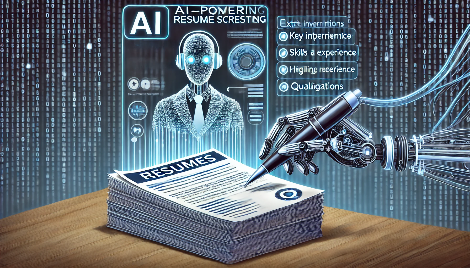 Resume Screening and Parsing:  AI-powered resume screening