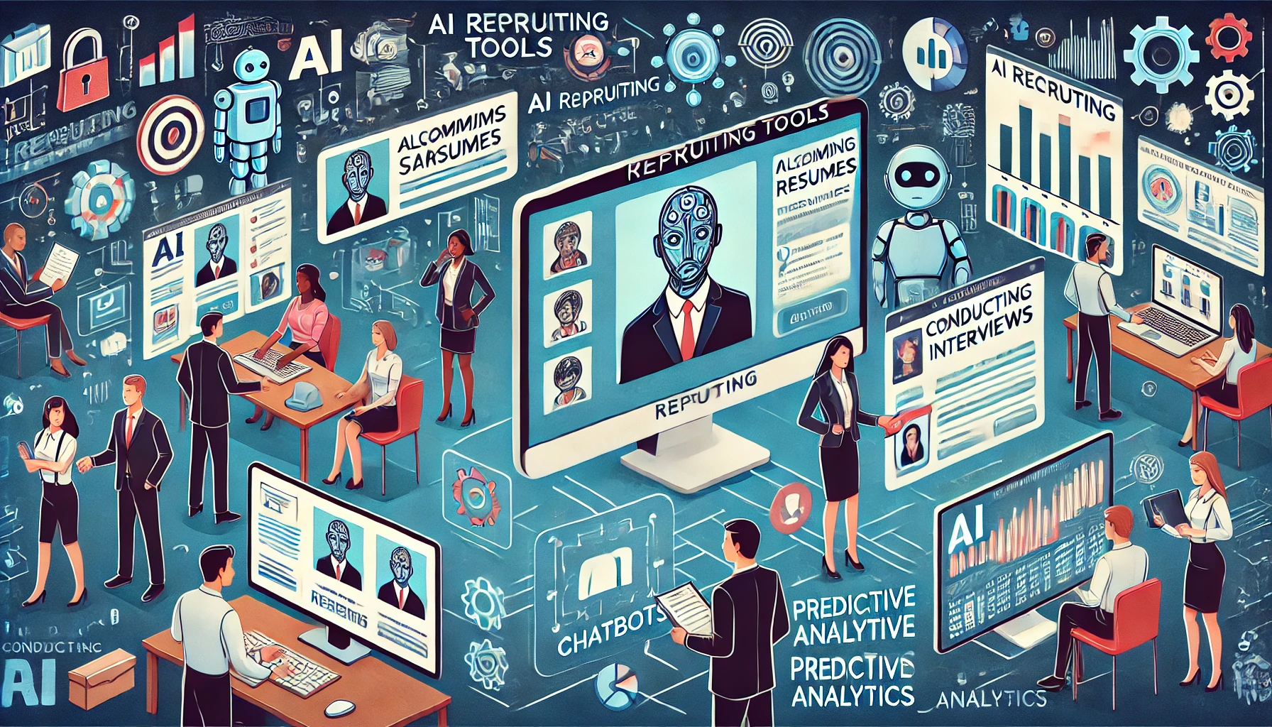 Understanding AI in Recruiting:  AI recruiting tools in action