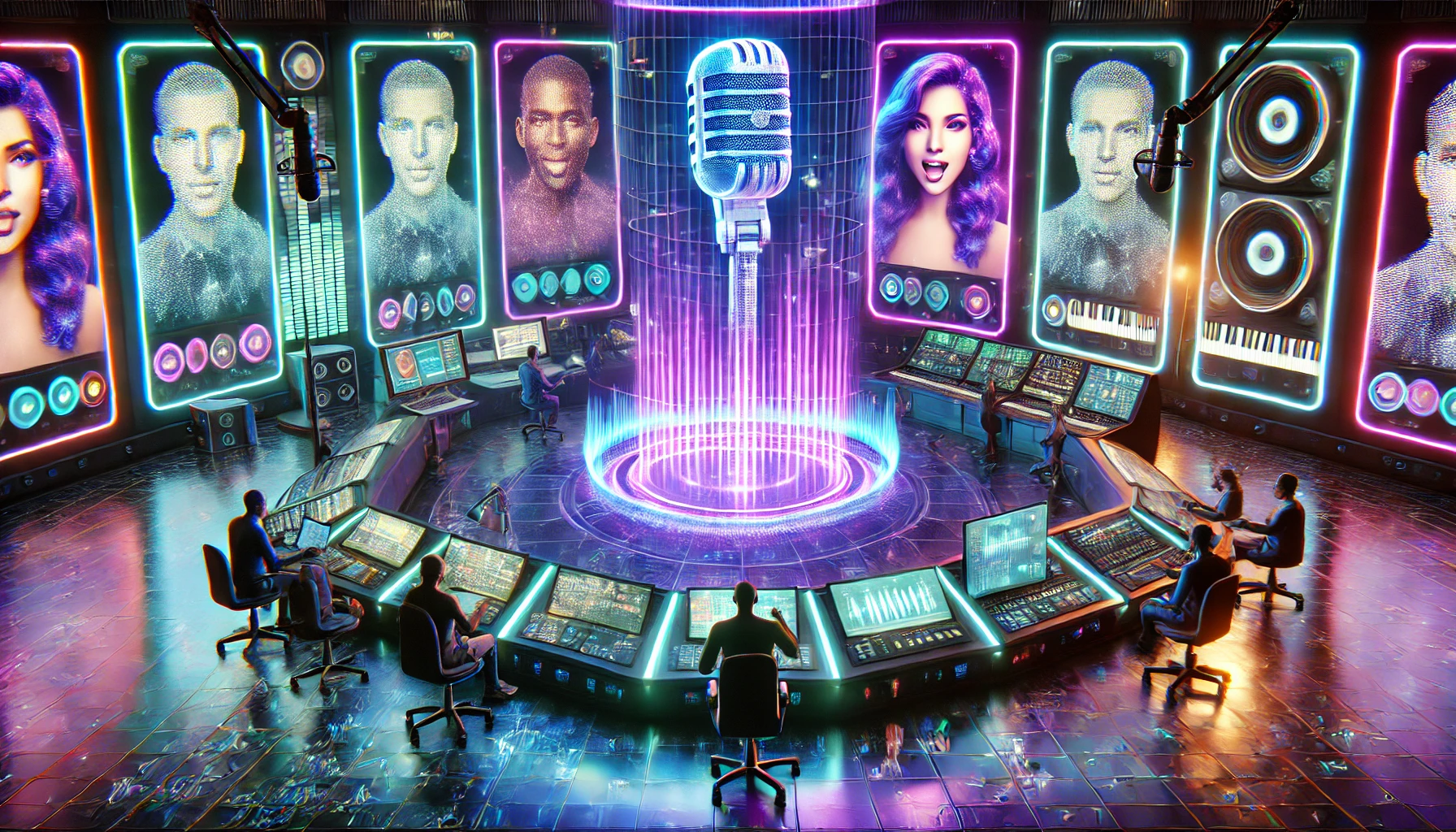 "Future Voices: AI Celebrity Voice Technology in Action"